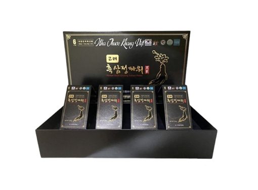 Cao Hắc Sâm Korean Black Ginseng( Hộp 4 hũ x 250g) – Bí ẩn của sức khỏe và trường thọ