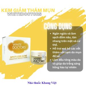 Cong dung White Doctors Spotless Acne 25g