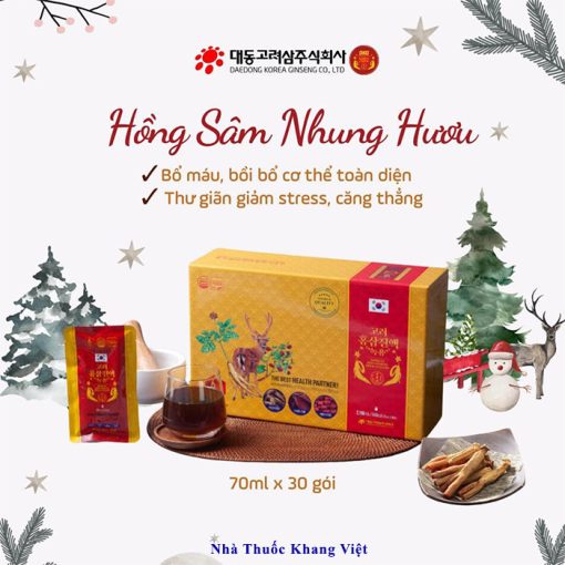 Nước Hồng Sâm Nhung Hươu