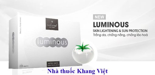 Viên uống trắng da cà chua trắng Sakura Luminous 30 viên