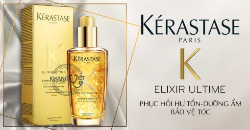 Dầu dưỡng tóc Kérastase Elixir Ultime chính hãng – Bí quyết cho mái tóc ống ả