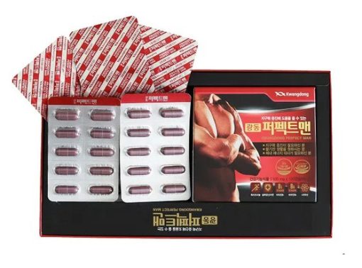 Kwangdong perfect man viên uống tăng cường sinh lý nam giới Hàn Quốc ( Hộp 240 viên)