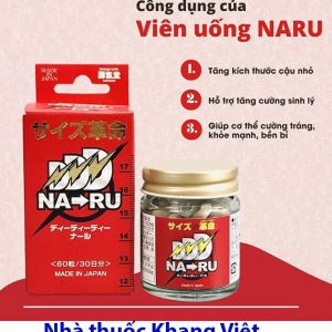 Loi ich cua viec su dung san pham sinh ly Naru Nhat Ban