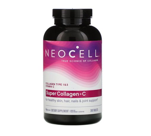 Super Collagen Neocell +C Type 1&3  chai 360 viên chính hãng của Mỹ