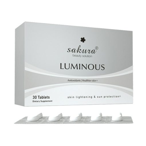 Viên uống trắng da cà chua trắng Sakura Luminous