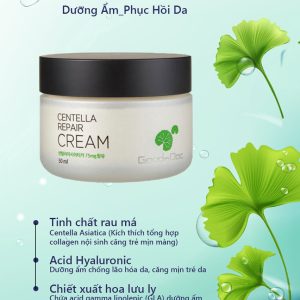 Thanh phan chinh cua kem duong rau ma goodndoc Centella Repair Cream 50ml