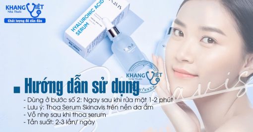 Serum Skinavis Hyaluronic Acid B5 & Niacinamide giải pháp dưỡng ẩm và phục hồi da toàn diện