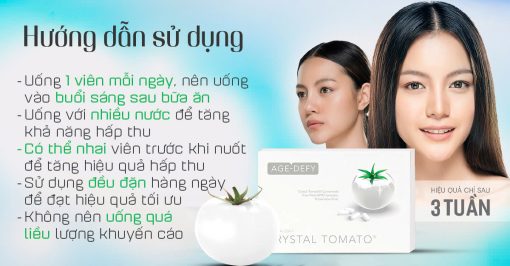 Review Viên Uống Cà Chua Trắng Crystal Tomato – Bí Quyết Dưỡng Trắng Da Từ Sâu Bên Trong