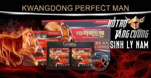 Kwangdong perfect man viên uống tăng cường sinh lý nam giới Hàn Quốc ( Hộp 240 viên)