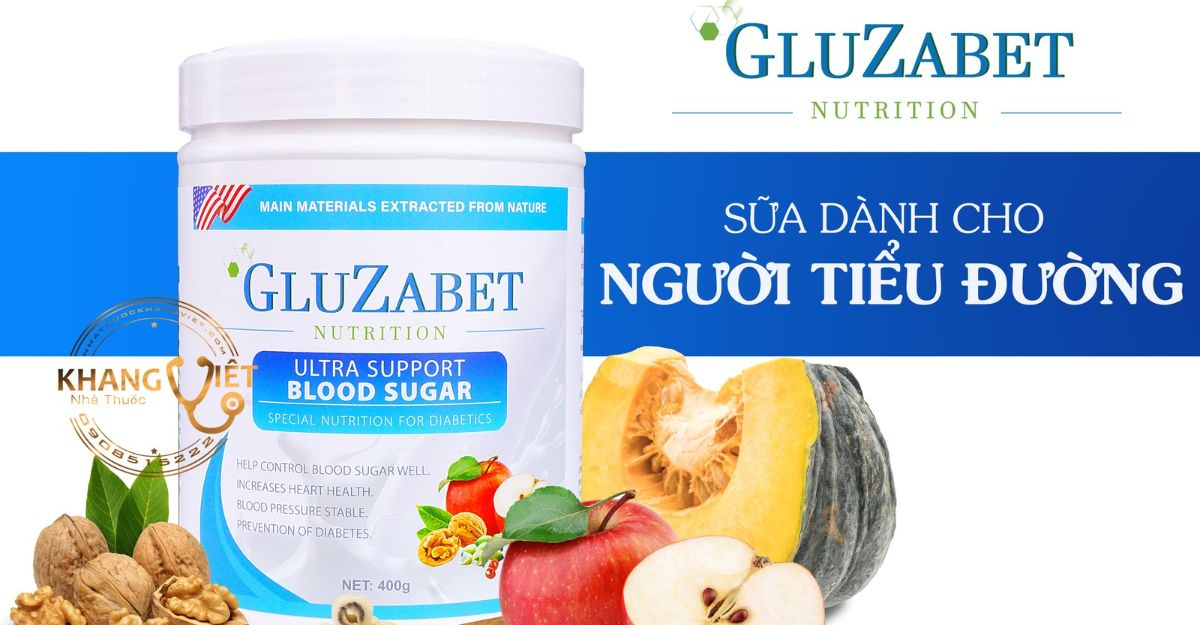 Sữa Gluzabet dành người tiểu đường