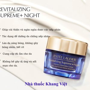 Cach Su Dung Kem Duong Ban Dem Estee Lauder Revitalizing Supreme Night Intensive Restorative Creme 50ML
