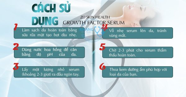 Cach su dung Zo Skin Health Growth Factor Serum