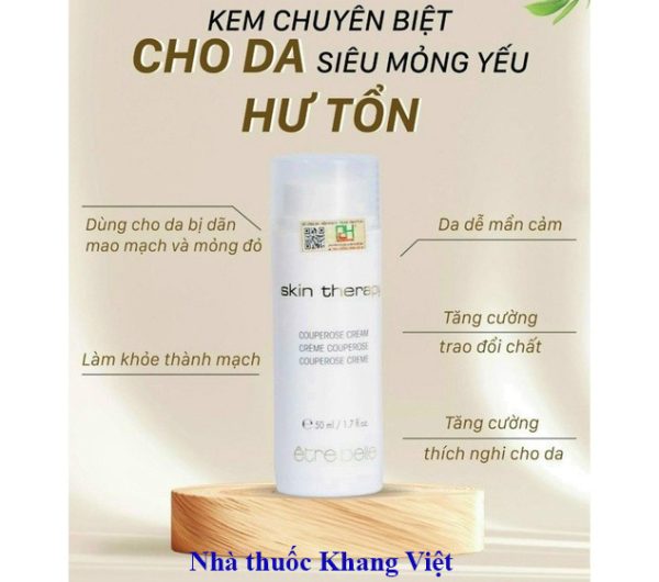 Cong dung cua Kem Phuc Hoi Da Mong Yeu Couperose Cream