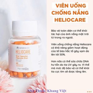 Cong dung cua Vien uong chong nang Heliocare Oral
