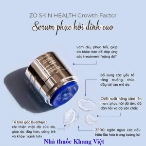 Tac dung cua Serum Phuc Hoi Da Zo Skin Health Growth Factor Serum