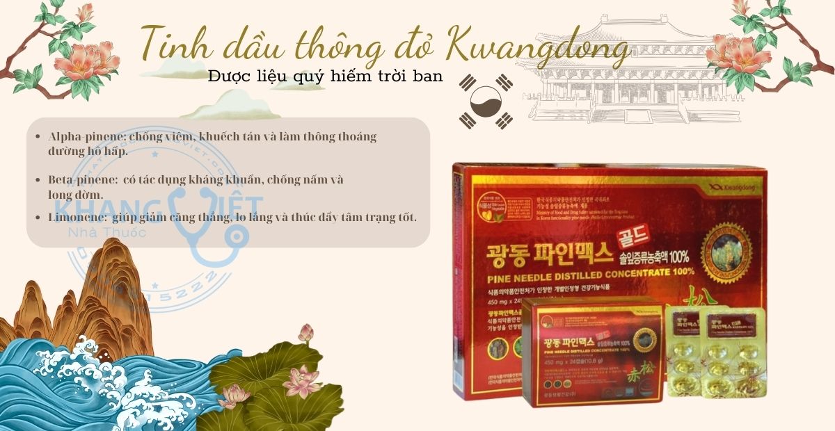 Thanh phan Tinh dau thong do kwangdong