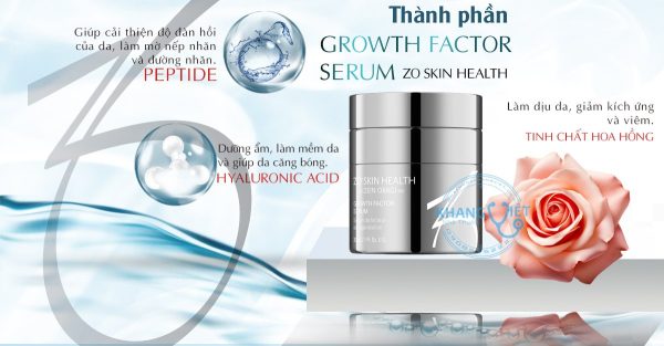 Thanh phan Zo Skin Health Growth Factor Serum