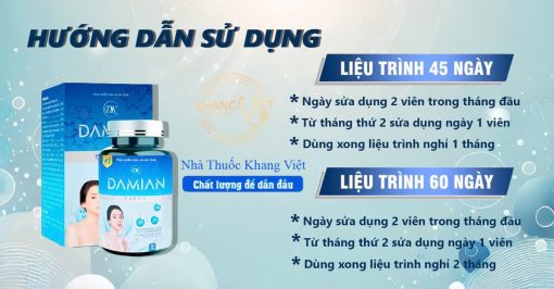 Viên Uống Trắng Da Damian