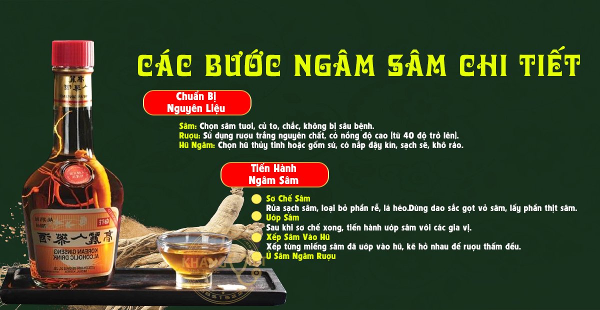  1kg Sâm Ngâm Bao Nhiêu Lít Rượu