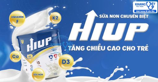 Sữa Hiup tăng chiều cao chính hãng – Giải pháp dinh dưỡng toàn diện cho sự phát triển của bé