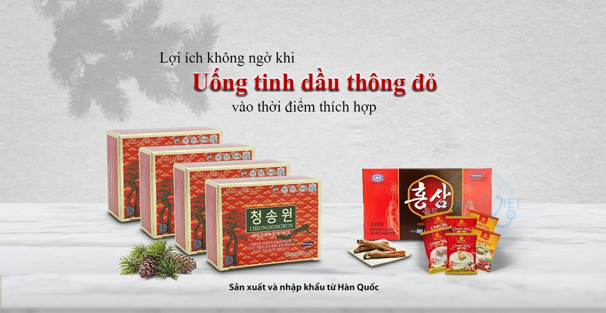 Thoi diem thich hop de uong tinh dau thong do cho tung doi tuong