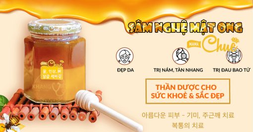 Sâm nghệ mật ong Mama Chuê Hàn Quốc 500gr chính hãng