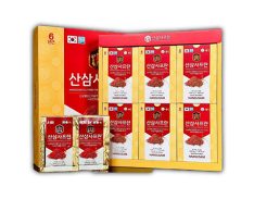 Nước hồng sâm nhụy hoa nghệ tây Hansusam Cultured Wild Ginseng Root Saffron 30 Gói x 50ml