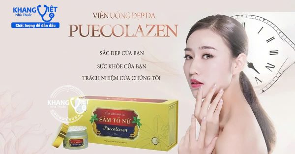 Viên uống đẹp da sâm tố nữ Collagen Puecolazen Kohinoor chính hãng – Bổ sung nội tiết tố nữ