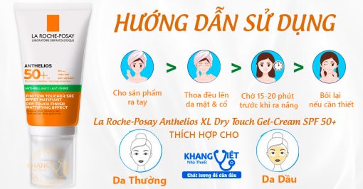 La Roche-Posay Anthelios XL Dry Touch Gel-Cream SPF 50+: Bảo Vệ Da Tối Ưu Dưới Ánh Nắng