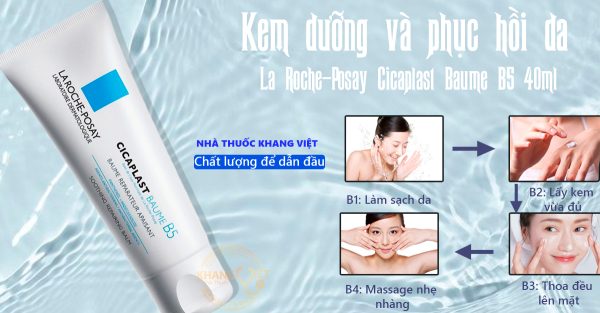 cach su dung La Roche Posay Cicaplast Baume B5 40ml