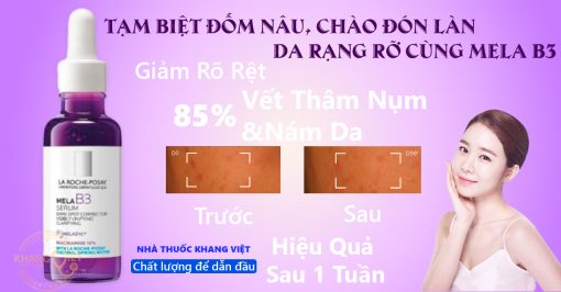 Tinh chất La Roche-Posay Mela B3 Serum: Giải pháp hiệu quả cho làn da sáng mịn, đều màu