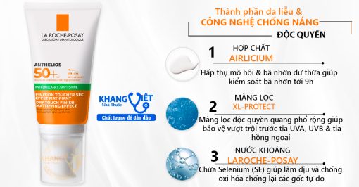 La Roche-Posay Anthelios XL Dry Touch Gel-Cream SPF 50+: Bảo Vệ Da Tối Ưu Dưới Ánh Nắng