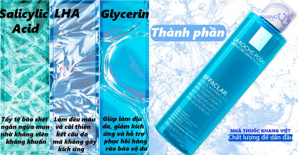 thanh phan Toner La Roche Posay Effaclar Lotion Astringent co tac dung