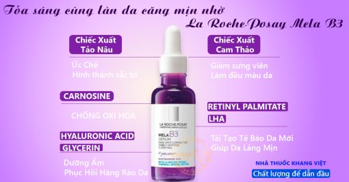 Tinh chất La Roche-Posay Mela B3 Serum: Giải pháp hiệu quả cho làn da sáng mịn, đều màu