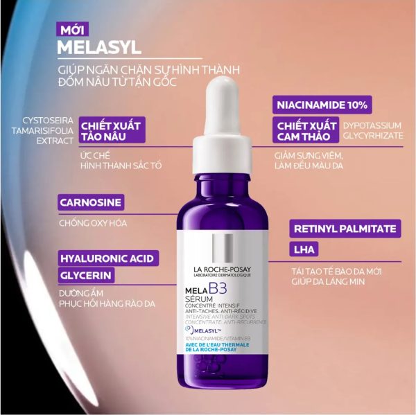 Tinh chất La Roche-Posay Mela B3 Serum mờ thâm nám và dưỡng da