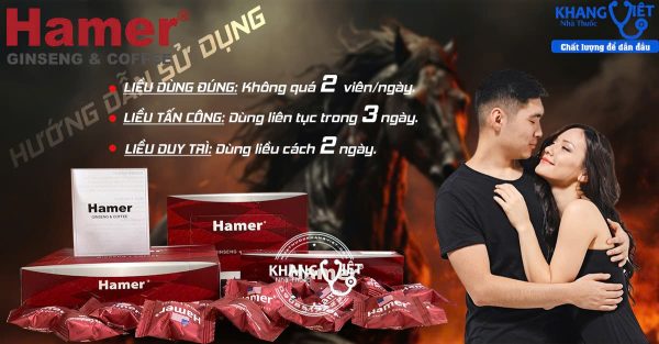 Kẹo sâm Hamer Mỹ chính hãng