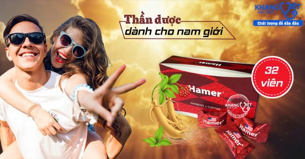 Kẹo sâm Hamer Mỹ chính hãng