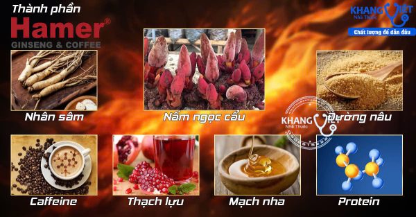 Kẹo sâm Hamer Mỹ chính hãng