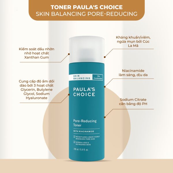 Toner Paula’s Choice Skin Balancing Pore-Reducing Toner 190m