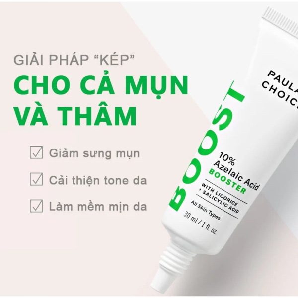 Gel Giảm Mụn Và Làm Mờ Vết Thâm Paula’s Choice 10% Azelaic Acid Booster (30ml)