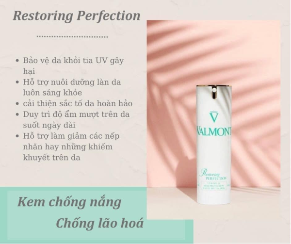 Kem Chống Nắng Valmont Restoring Perfection SPF 50 – 30ml