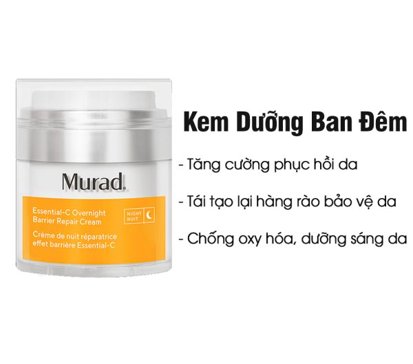 Kem Dưỡng Phục Hồi Da Ban Đêm Murad Essential-C Overnight Barrier Repair Cream