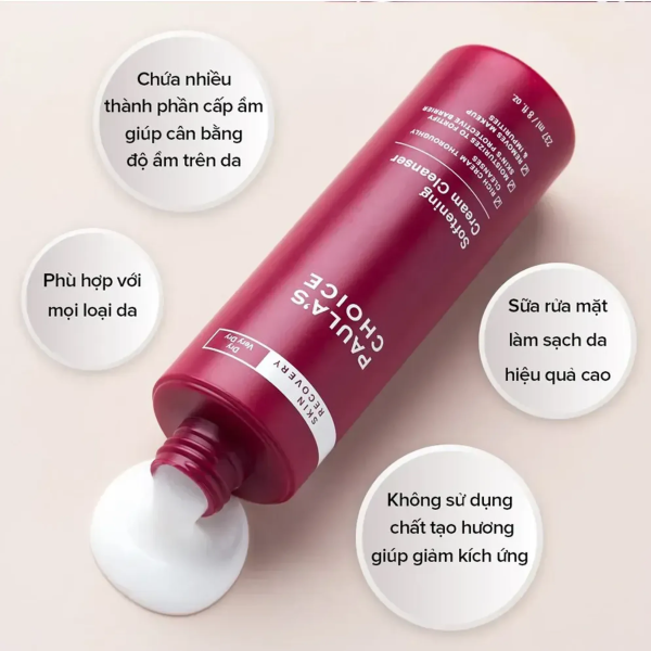 Sữa Rửa Mặt Phục Hồi Và Làm Mềm Da Skin Recovery Softening Cream Cleanser