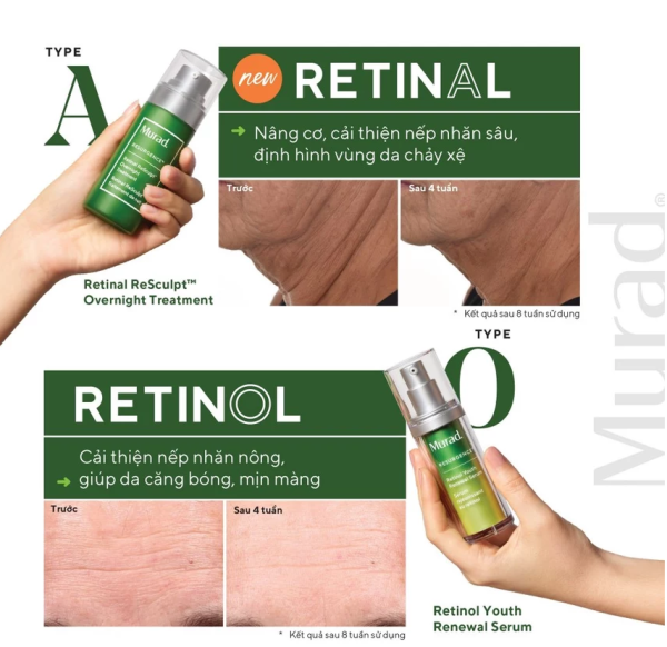 Tinh chất Retinal giúp cải thiện độ đàn hồi cho da Murad Retinal ReSculpt Overnight Treatment 30ml