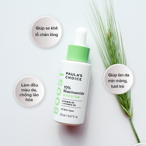 Tinh Chất Thu Nhỏ Lỗ Chân Lông Paula’s Choice 10% Niacinamide Booster 20ml