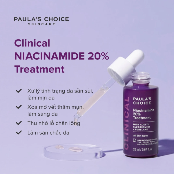 Tinh Chất Trị Nám Paula’s Choice Clinical Niacinamide 20% Treatment