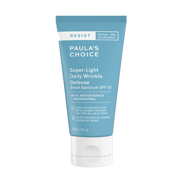 Kem Ngày Chống Nắng Phổ Rộng Paula’S Choice Resist Super – Light Daily Wrinkle Defence Broad Spectrum Spf 30 60Ml