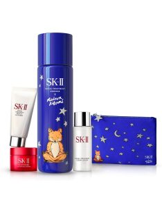 Set SK-II Nước Thần Phiên Bản Giới Hạn Maison Kitsune Blue – Bộ 4 Món Dưỡng Da Cao Cấp