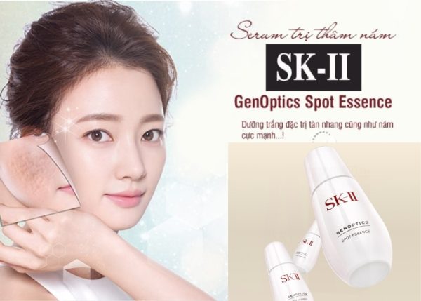 Tinh Chất Mờ Nám Tàn Nhang SK-II GenOptics Spot Essence 50ml – Sáng Da, Đều Màu Rõ Rệt