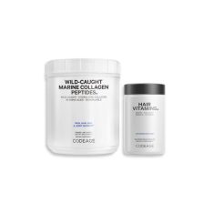 Bộ Đôi Collagen & Hair Vitamins Codeage – Trẻ Hóa Da, Dưỡng Tóc Khỏe Mạnh, Chống Gãy Rụng